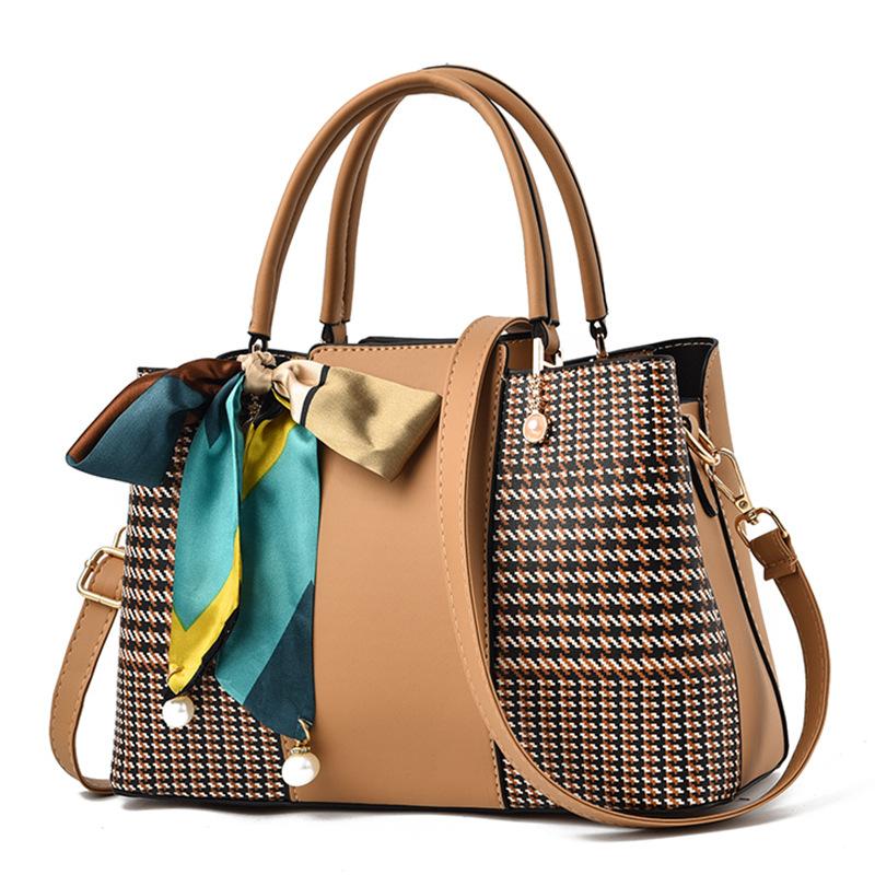 Stitching Fashion Large-capacity Bag mySite