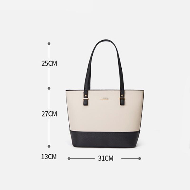 3PCS Retro Large Capacity Handbag Tote Bag Set mySite